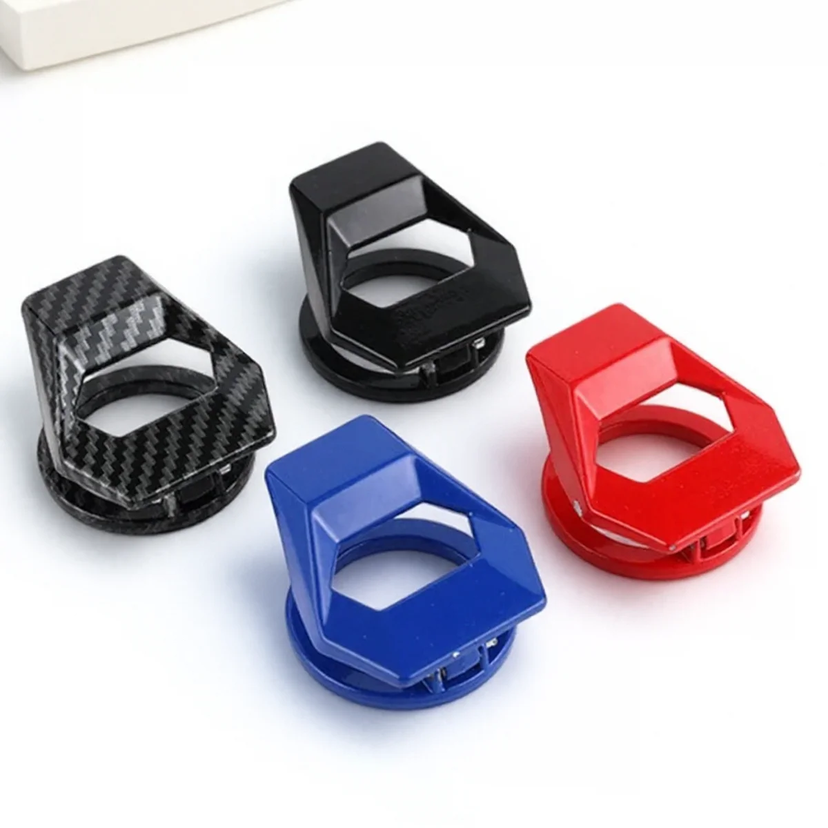 

Крышка кнопки запуска двигателя и остановки, липкие декоративные автомобильные аксессуары, кнопка для стайлинга салона автомобиля, крышка двигателя автомобиля