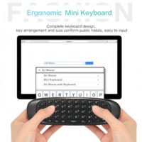 2.4G Wireless Backlight Fly  Air Mouse IR Learning Smart Voice Remote Control Mini Keyboard TV Remote for Android Smart TV Box