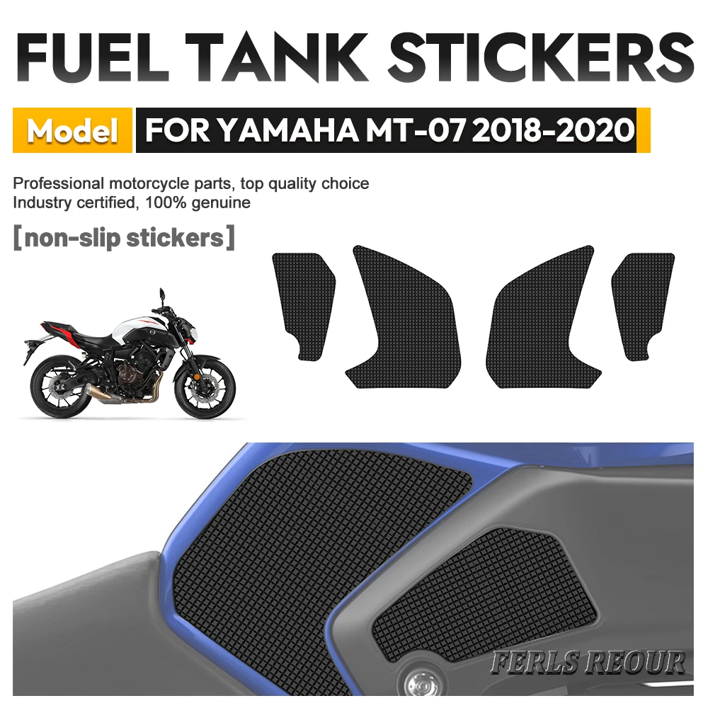 

Protection & Personalization Kit for YAMAHA MT-07 2018-2020 Gas Tank Anti-slip stickers for motorcycle fuel tanks
