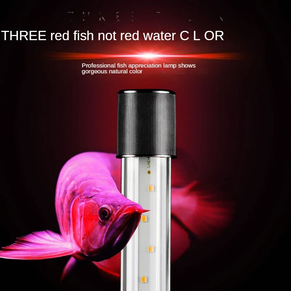 39 Inch Aquarium LED Light Multi Color Glass Fish Tank Light Submersible LED Aquatic Lamp Enhance Tropical Fish Color, Reef LED