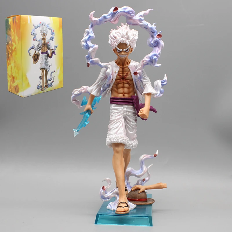 

25cm Anime One Piece Figurine Luffy Walking Monkey D. Luffy Action Figures PVC Collection Model Toys Desktop Decoration Gifts