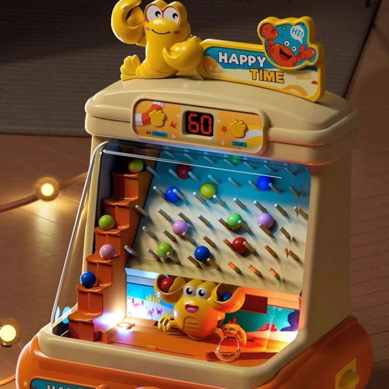 Kids Puzzle Bead Connect Table Game Interactive Parent Child Desktop Toy Logic Ball Machine Fun Competitive Play Easy Move