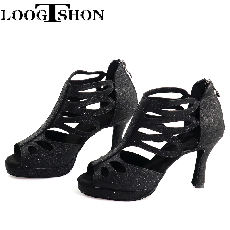 LOOGTSHON Latin water platform dancing shoes woman fashion shoes High Heels Jazz Shoes heels for girls women\'s platform shoes...