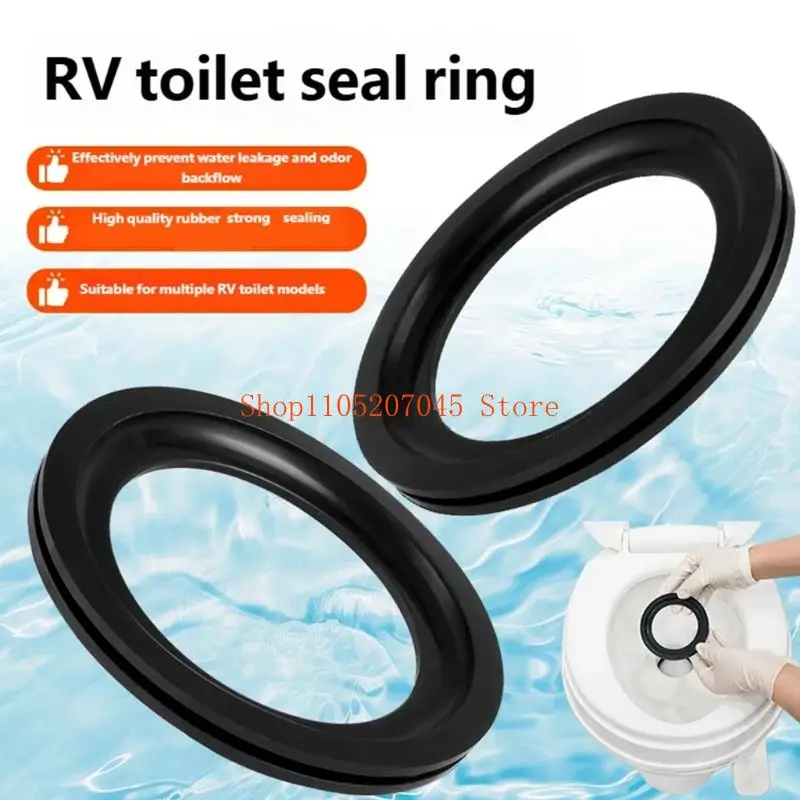 37cd Premium Rubber Toilet Seal Rings Long Lasting Prevents Odor & Water Leakage for Enhanced Travel Comfort in Campers