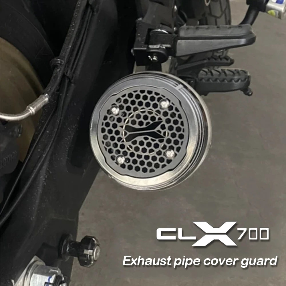 

For CFMOTO CLX700 CL-X700 CLX 700 700CL-X 700 CLX Sport 2024 Motorcycle Exhaust Tail Pipe Protector cover Anti-scald Cover mount