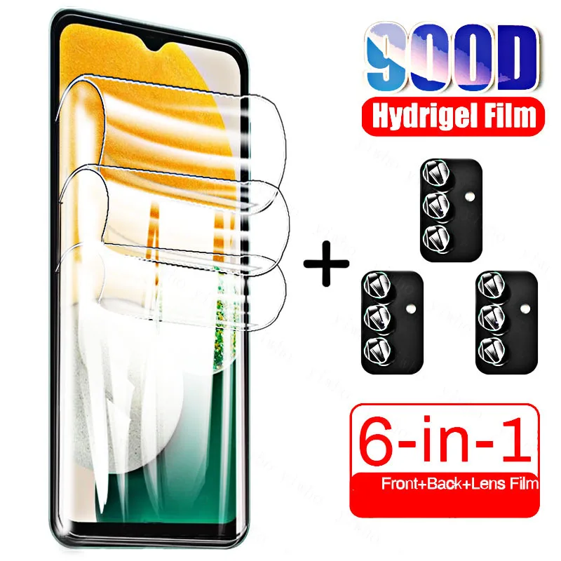 Zurück Hydrogel Film auf für Samsung Galaxy A52s A52 A42 A32 A22 A02s A03s A72 A12 A13 5g 4g Display-schutzfolien Kamera Weiche Glas