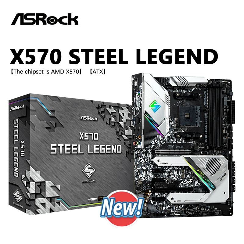 Asrock X570 Steel L…