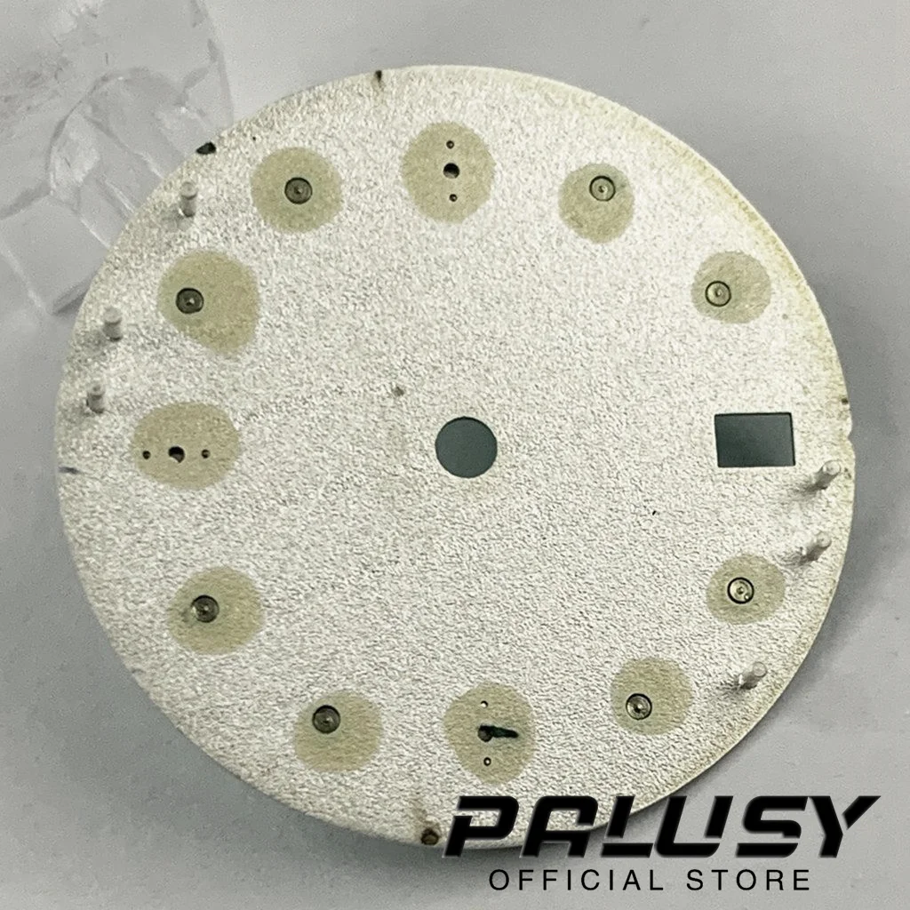 Luminous Watch Dial para o Movimento, Peças de Reposição Crown, 3 horas, 3,8 horas, Verde, NH35 NH35A 4R35, 28,5mm