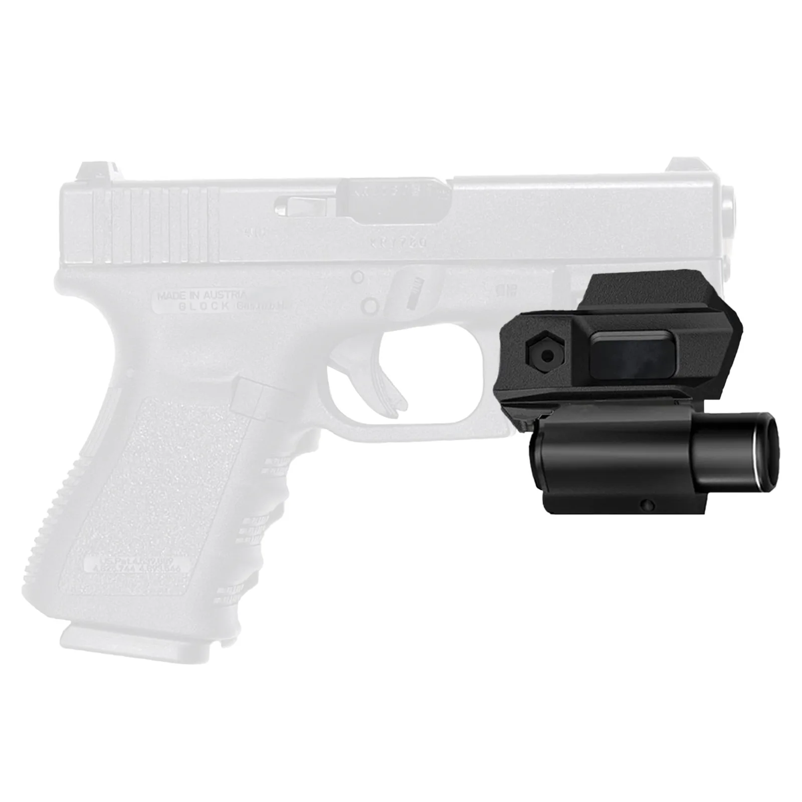 OWB Holster for all Double Stack Glock P80 S&W Springfield Sig Sauer H&K IWI CZ 9mm .40 .357 pistols that have an integral rail