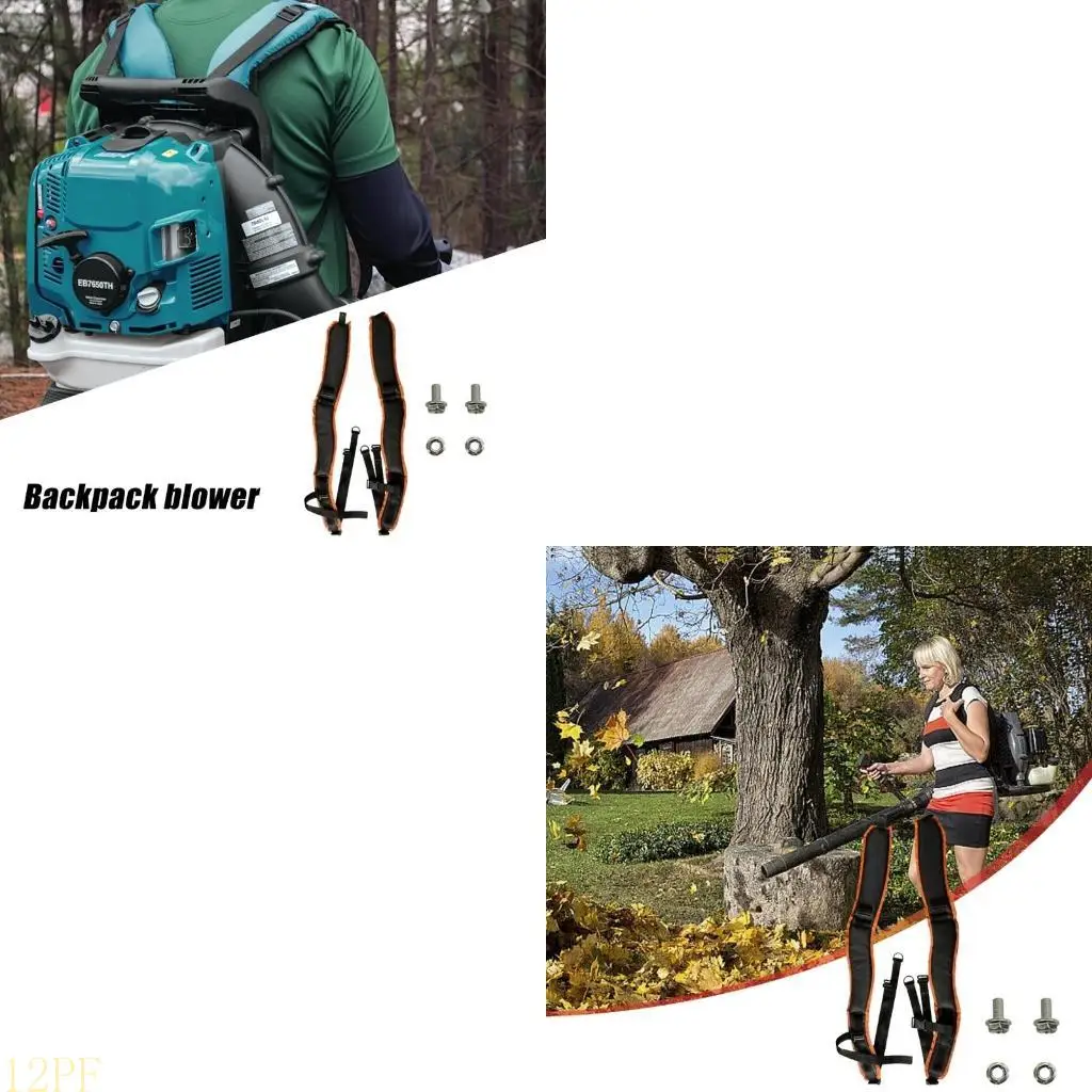 12PF Heavy Duty Replacement Shoulder Straps Compatibles for BR800 BR800X Blower Ergonomic Design Secure Customizable Fit