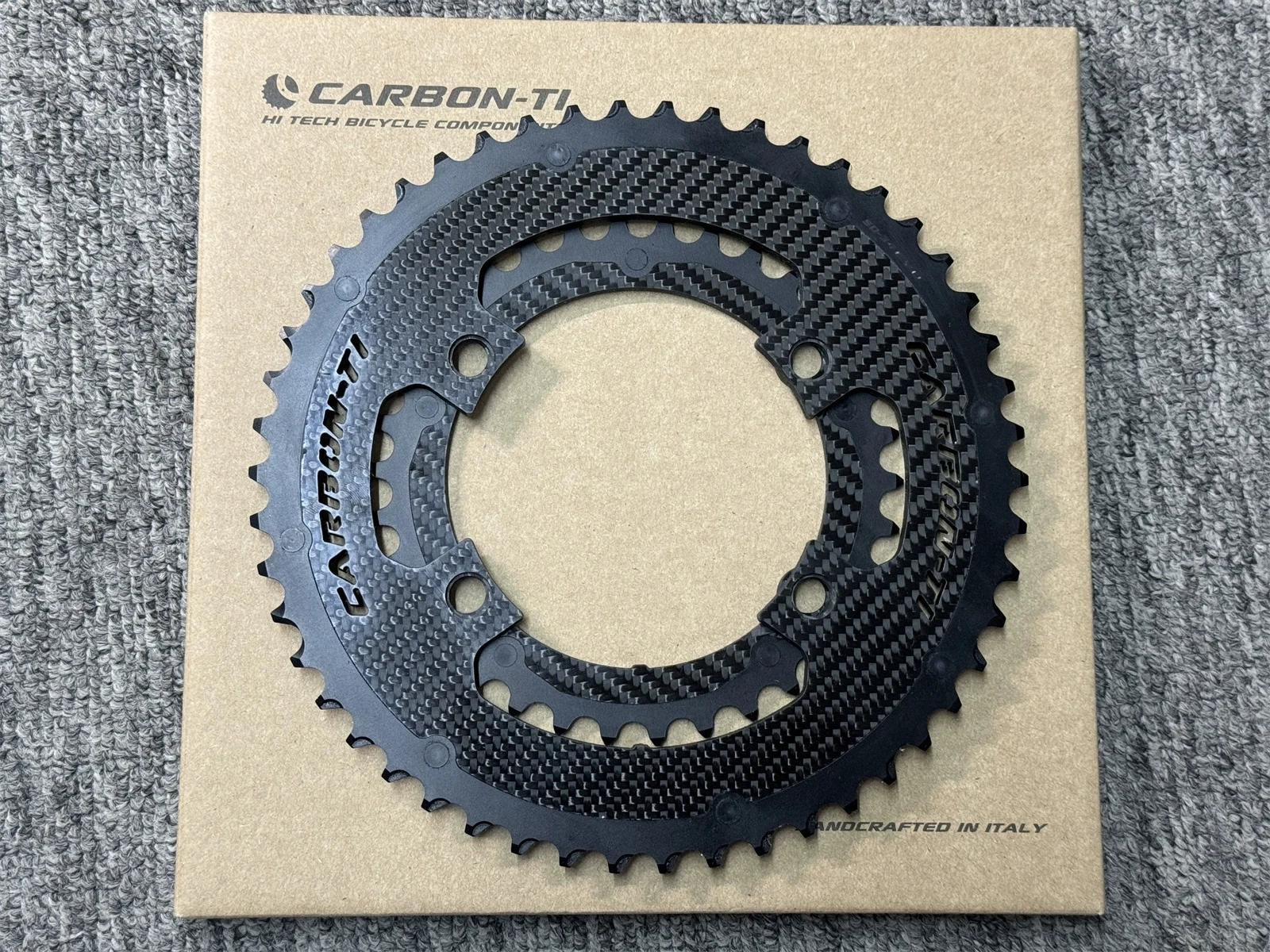 Carbon-Ti CT carbon chainring Evo AXS Spider/gear arms4 4633 4835