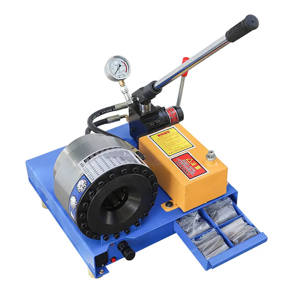 Big force 1 inch Manual hydraulic Hose Crimper portable High Pressure Hydraulic Hose Crimping Machine