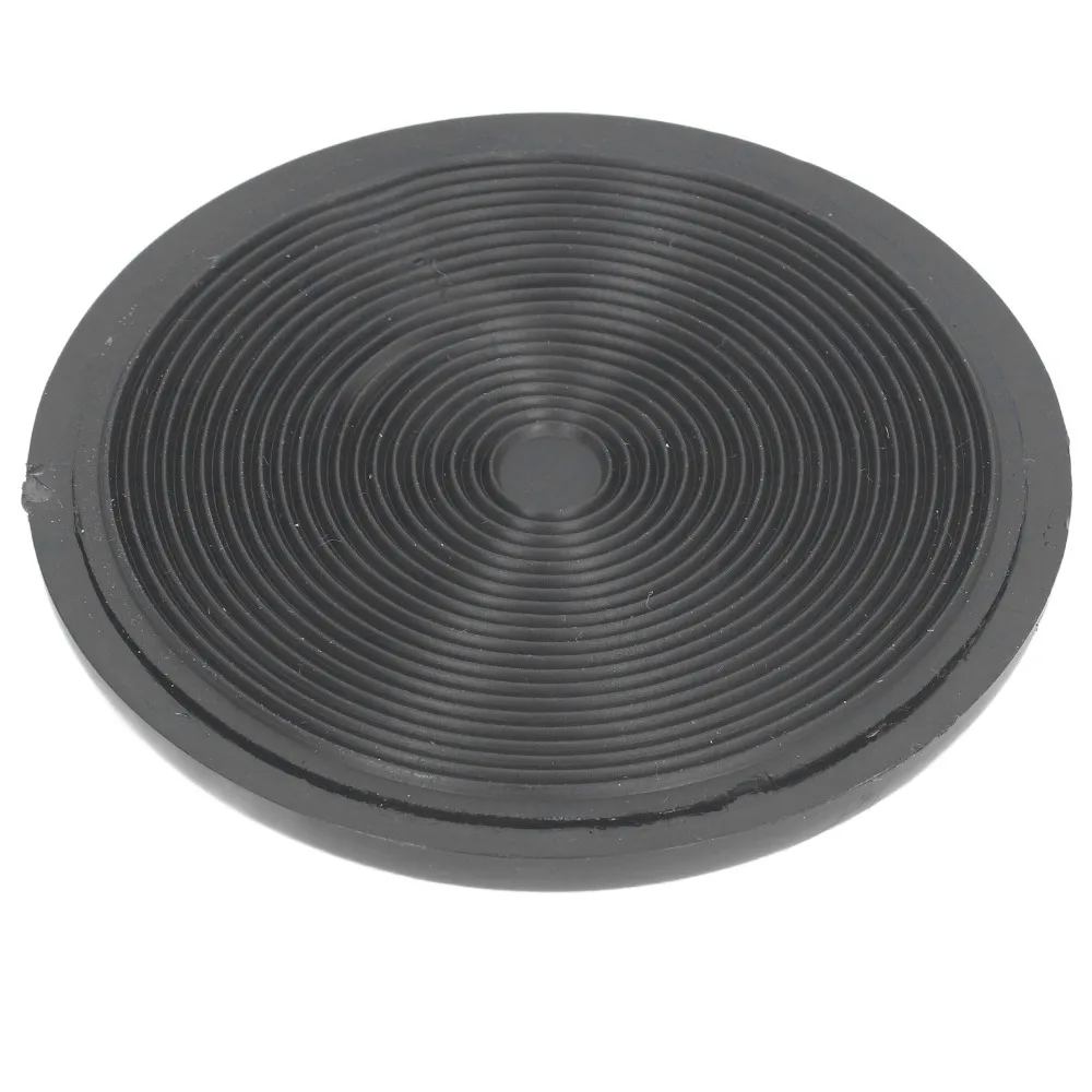 Durable Black Color Cello Non Slip Mat Metal And PVC Diameter 3.7in Anti-Slip Base Round Design Rubber Mat Violin Practice