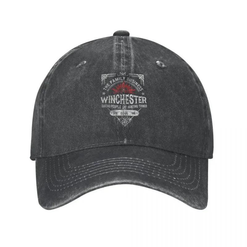 WINCHESTER-Unisex style baseball caps, adjustable snapback hat, retro, distressed jeans, outdoor, running, golf, supernatural