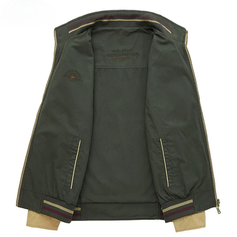 Luxury Brand Tactical Clothing Casual Jackets New Bomber Jacket Windbreaker Outdoor Sports Heating Coat Golf Wear Big Size Coats