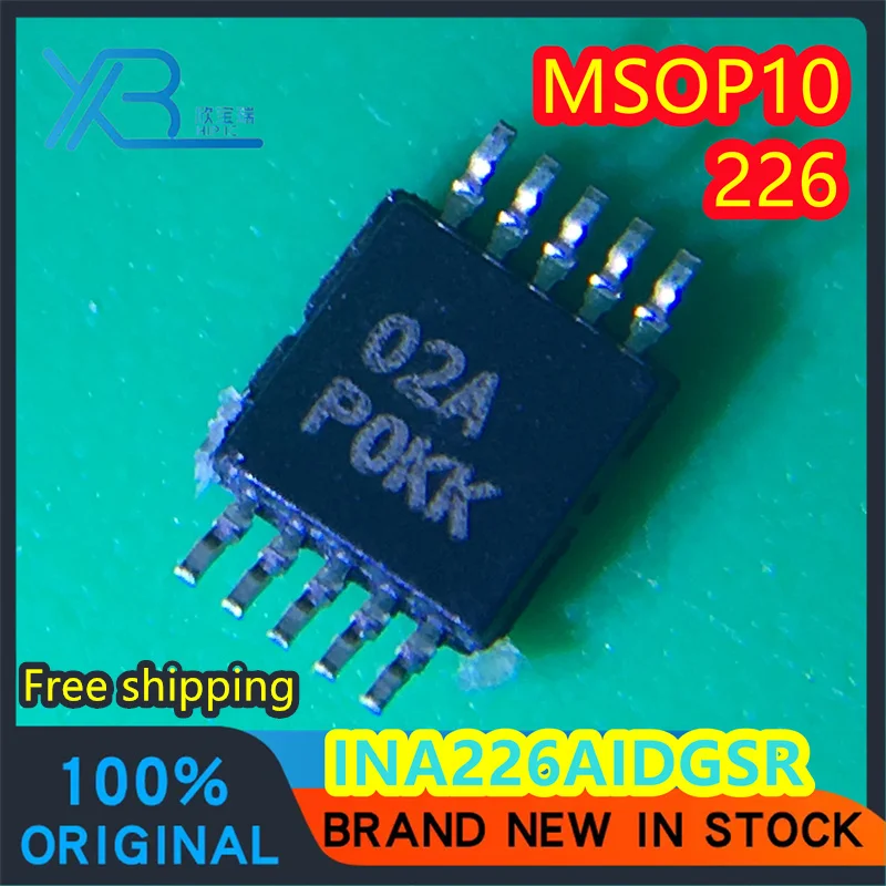 (10/50 stuks) INA226AIDGSR MSOP-10 Code 226 Originele Bidirectionele Stroom/Power Monitor Chip Op voorraad Gratis verzending