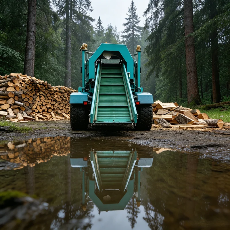 Ergonomic Portable Log Splitter Wood Splitter Firewood Processor Labor Saving Daily Timber Splitting Work