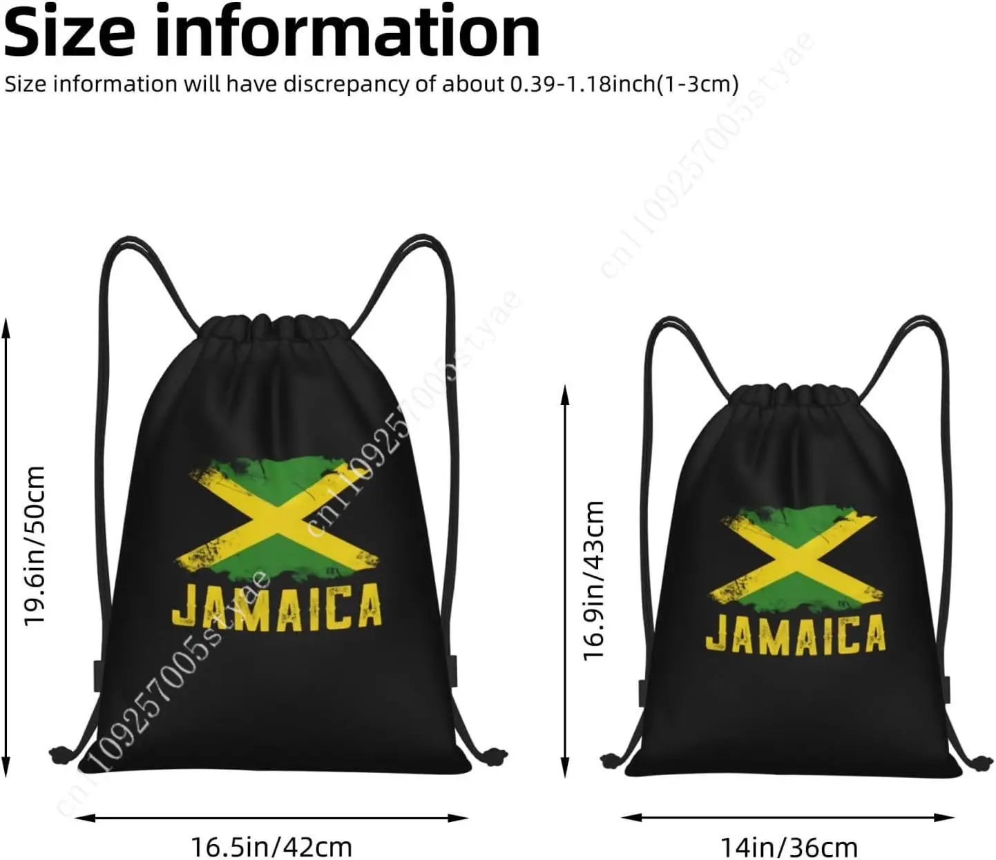 กระเป๋าเป้สะพายหลังแบบเชือกผูก ลายธงชาติจาเมกา สำหรับใส่ลูกบอลกีฬา กระเป๋าออกกำลังกาย กระเป๋าโยคะ เต้นรำ ท่องเที่ยว อุปกรณ์เสริม ของขวัญ 2026