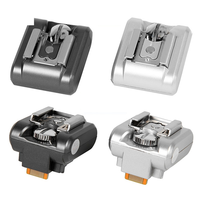 GROCE-Flash Trigger Adapter Silver For NEX-3/C3/F3 NEX-5/5N/5R/5C/5T Camera