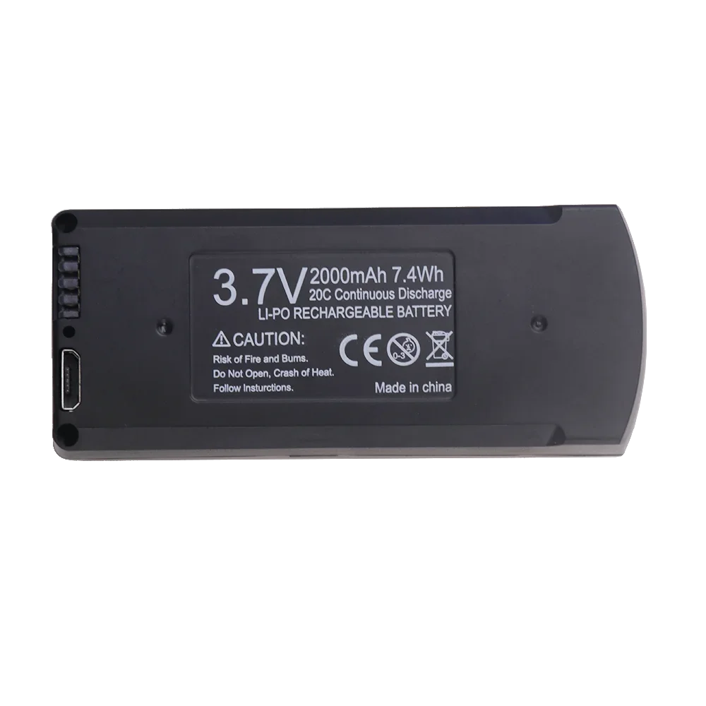 7.4V 3000mAh/3.7V 2000mAh for V168 V198 GPS Drone Battery V168 MAX PRO Battery Packs for RC Quadcopter Spare Accessories