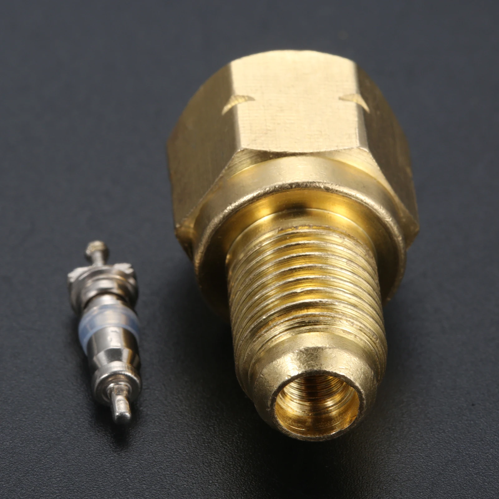 mtsooning R1234YF Hose to R134a Vacuum Pump Adapter Fitting Part Air-conditioning Installation Auto Replacement Hose Adapter