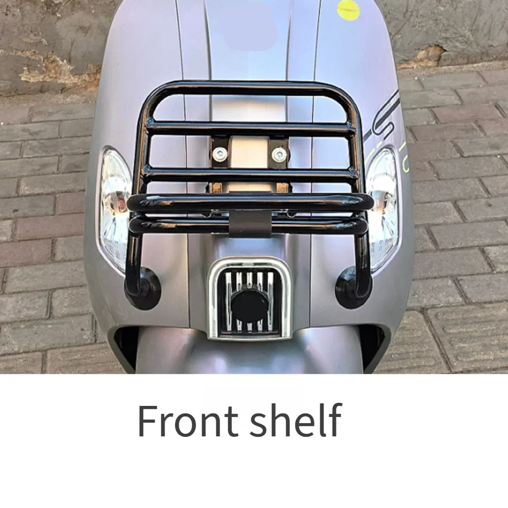 For SYM Fiddle5 Fiddle4 Motorbike Front Storage Rack No-drill Installation Front Carrier Modification Accessories
