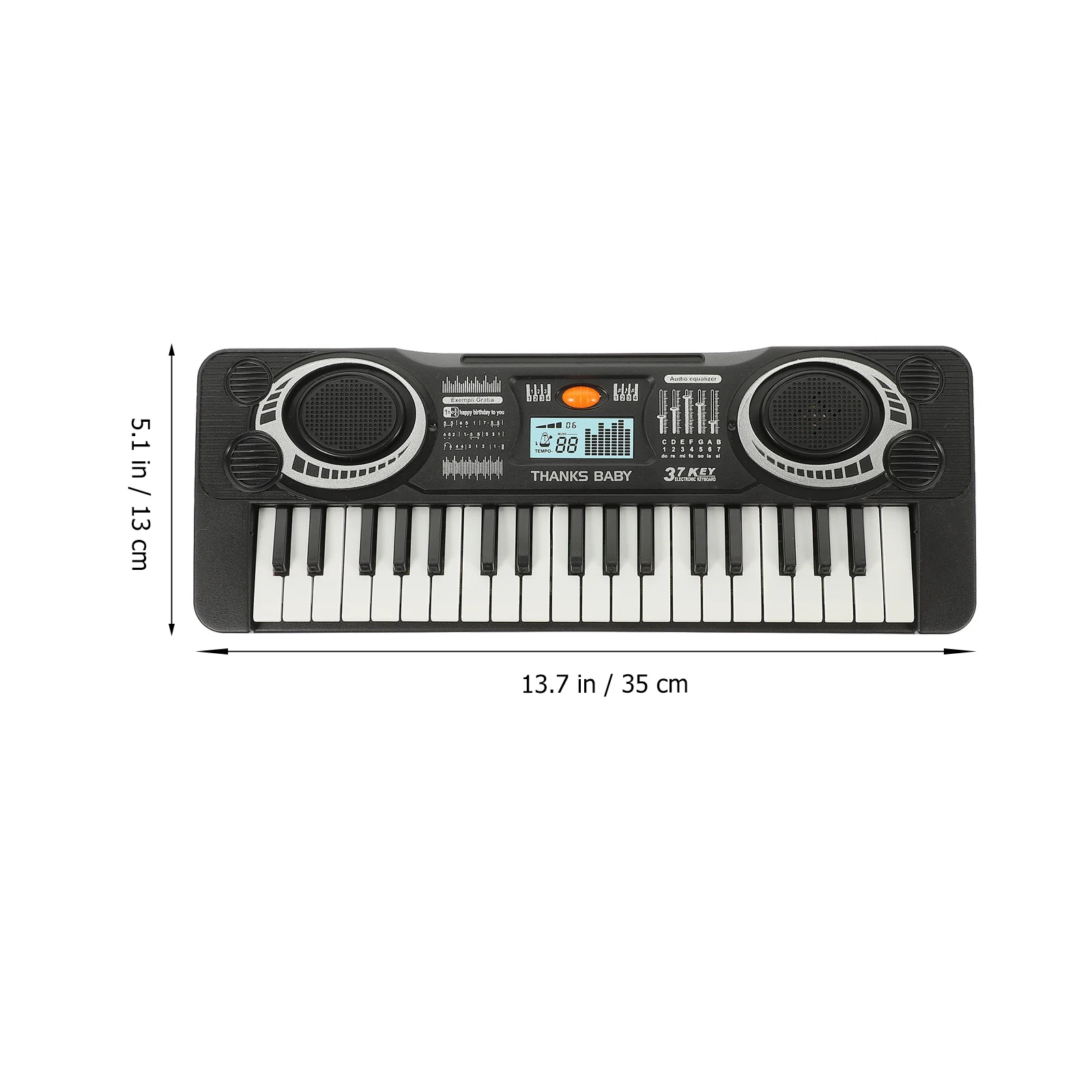 1 Uds Piano 37 teclas teclado musical educativo portátil operado para niños pequeños regalo de aprendizaje