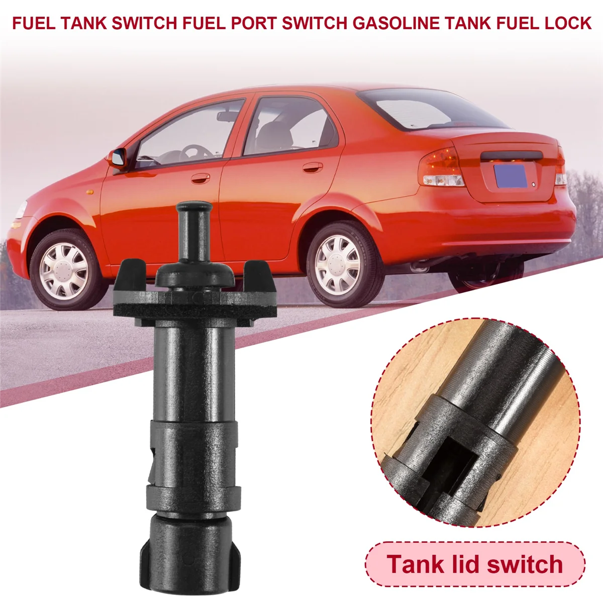 Para CHEVROLET Aveo 2004-2011 pestillo de puerta de llenado de tanque de combustible de Gas 96534241   para interruptor de cubierta de tanque Pontiac G3