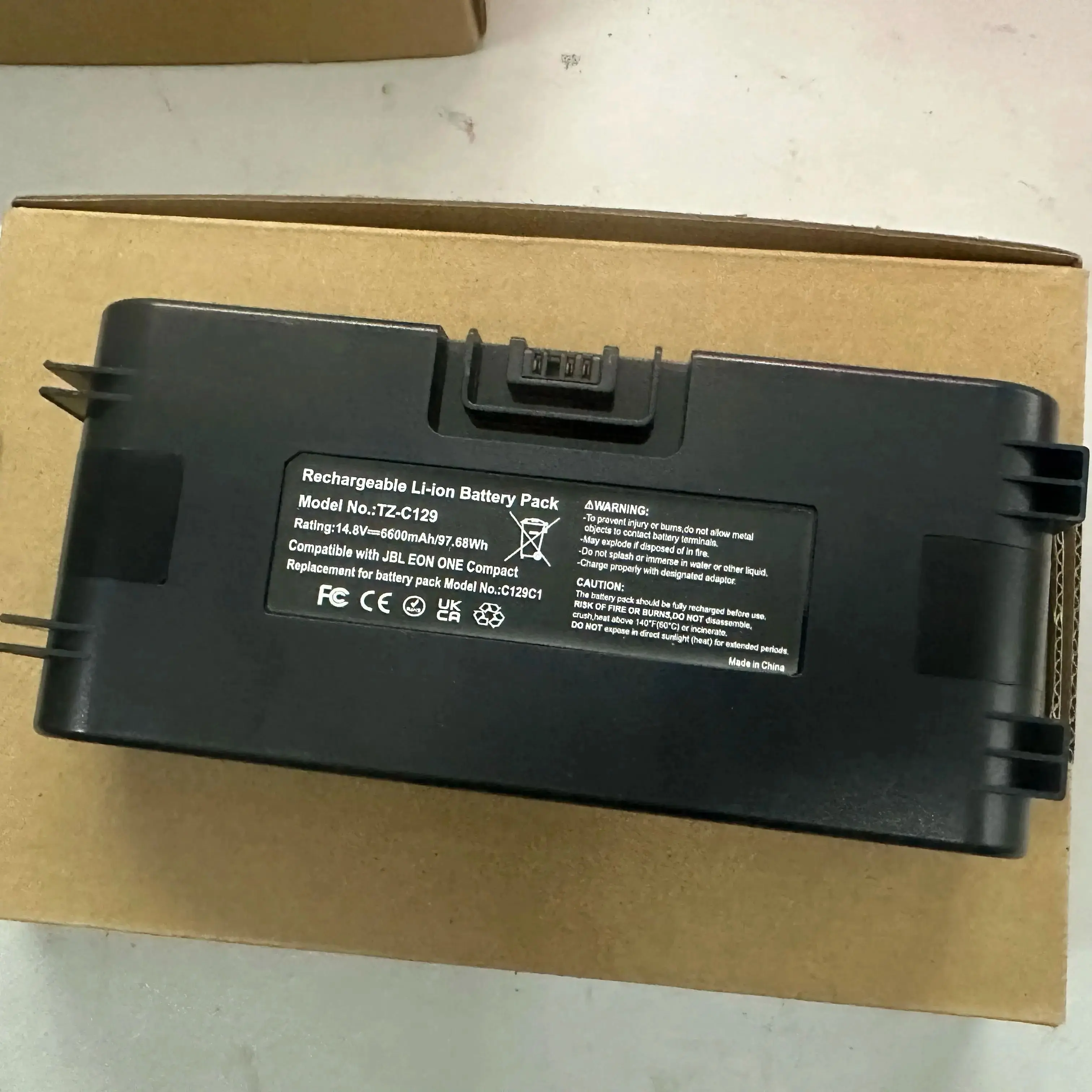 Brand new battery for JBL  EON ONE Compact C129C1 6600mah 14.8v