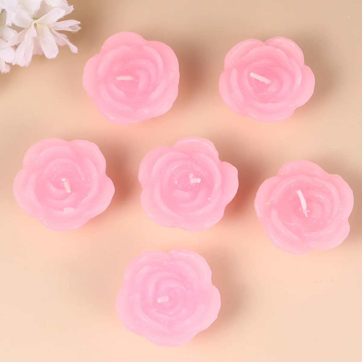 

Housewarming Tealight Candles Decorative The Flowers Flickering Wedding