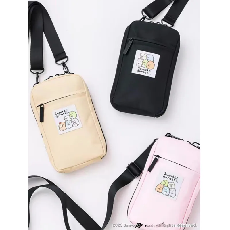 Sumikko gurashi Kids Children Small Nylon Messenger Bags Crossbody Cell phones bags Coin Purse For Women