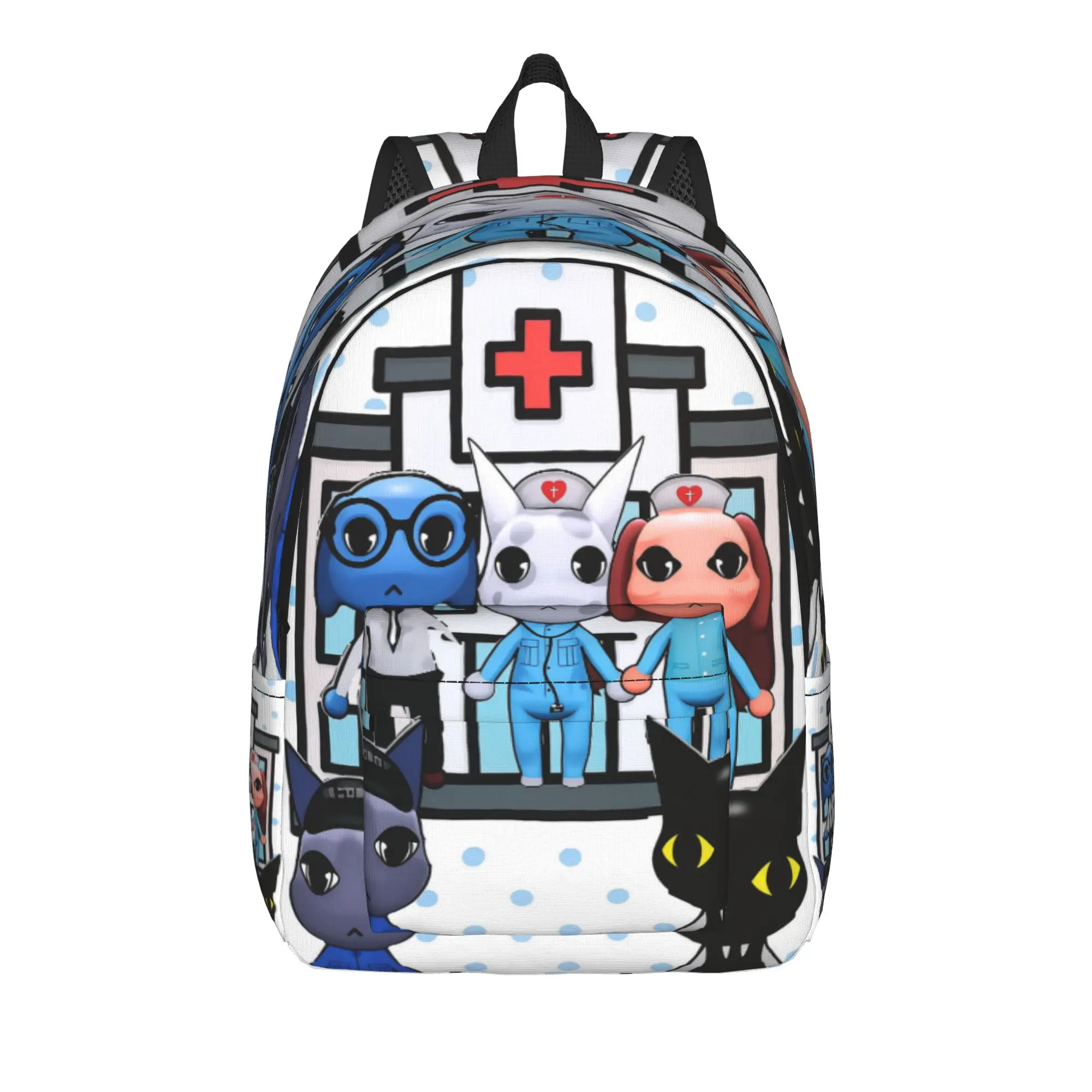 Horror Game Animals Hospitals Teenage Backpack Durable High School Business  Daypack for Men Women Laptop Computer Shoulder Bag