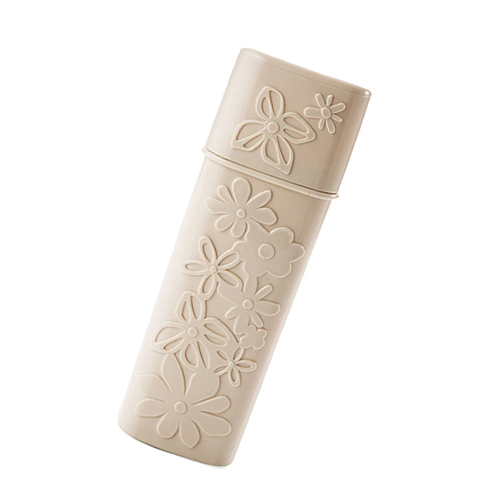 

Toothbrush Box Lightweight Case Portable Storage Prevent Deformation Tube Small Size Easy Wash