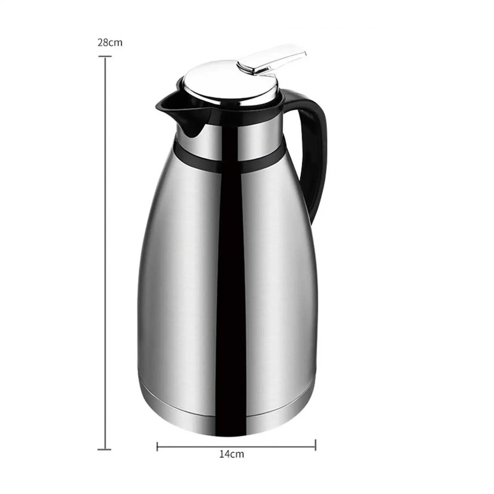 Vacuum Insulated Easy to Hour Retention Double Insulated Keeps And Cold Thermal Coffee Carafe for