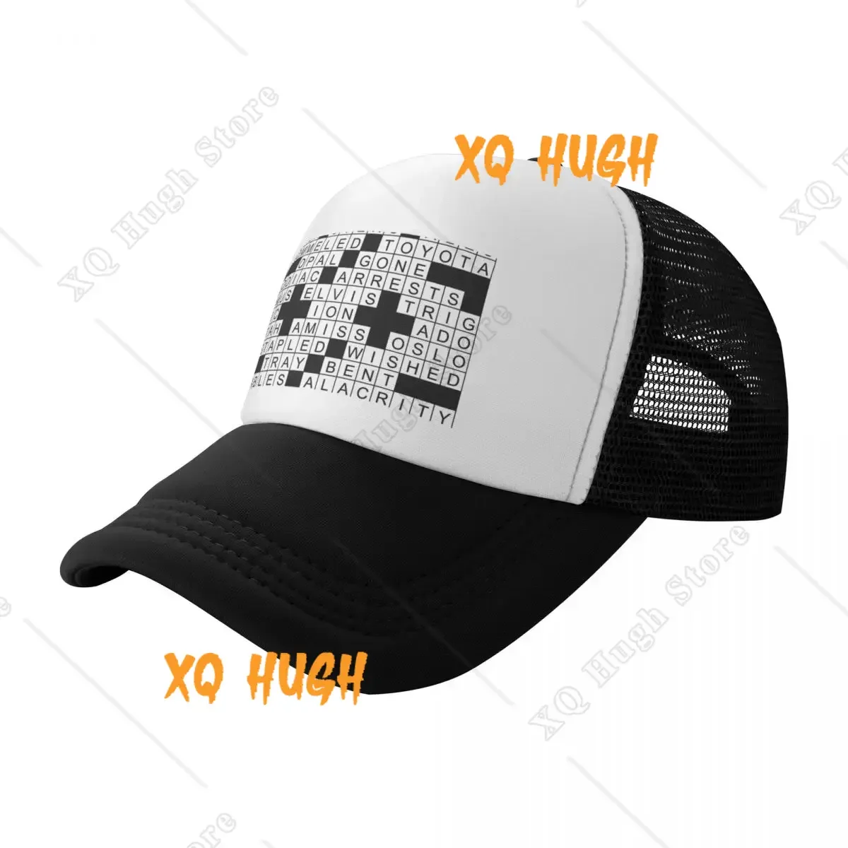 Crossword Puzzle Page with Solutions Baseball Cap Hat Man For The Sun Rugby Luxury Hat Beach Outing Hats Man Women's