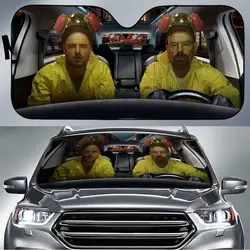 Walter White e Jesse Pinkman parasole per Auto, parasole per Auto bianco Skyler, parasole da viaggio Heisenberg T2392