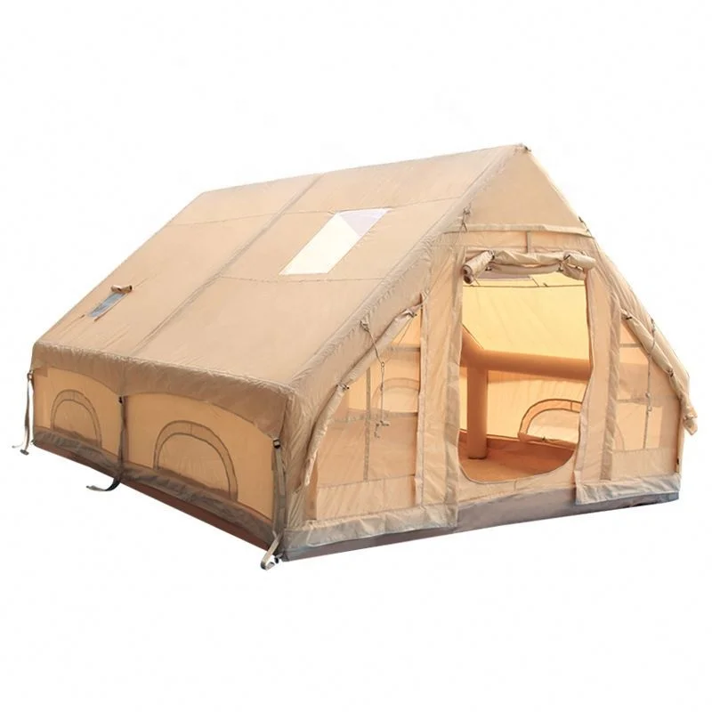 

12m2 One Bedroom Portable Inflatable Tent 420D Oxford PVC Freeze-Proof Rainproof Glamping Tent No-Assembly Required