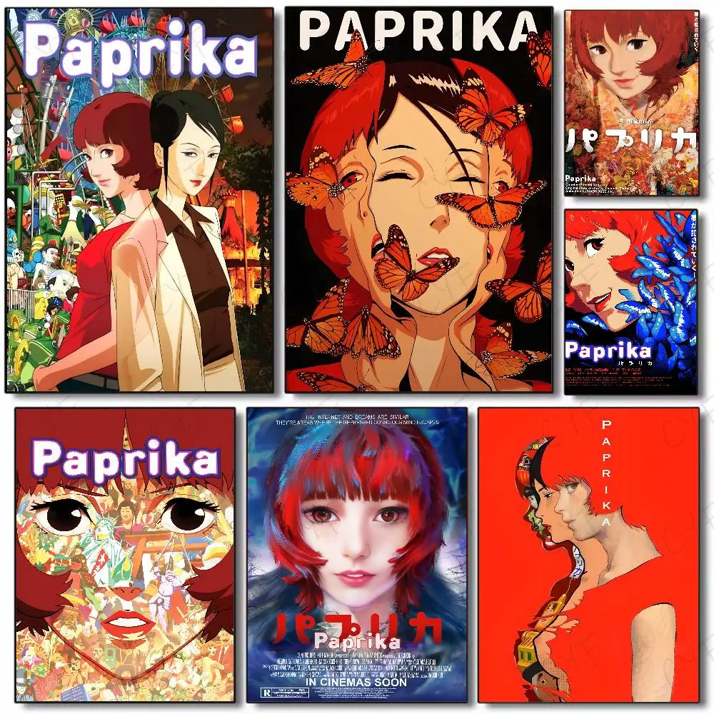 Póster de película Shocking People Heart Anime P-PaprikaMT, pintura artística con impresiones, regalo de decoración para el hogar, dormitorio y sala de estar