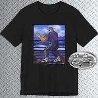 Tekken King Shirt Tekken Meme Fit Ps1 T-shirt Tekken 3 Leopard king Fanmade Parody Meme