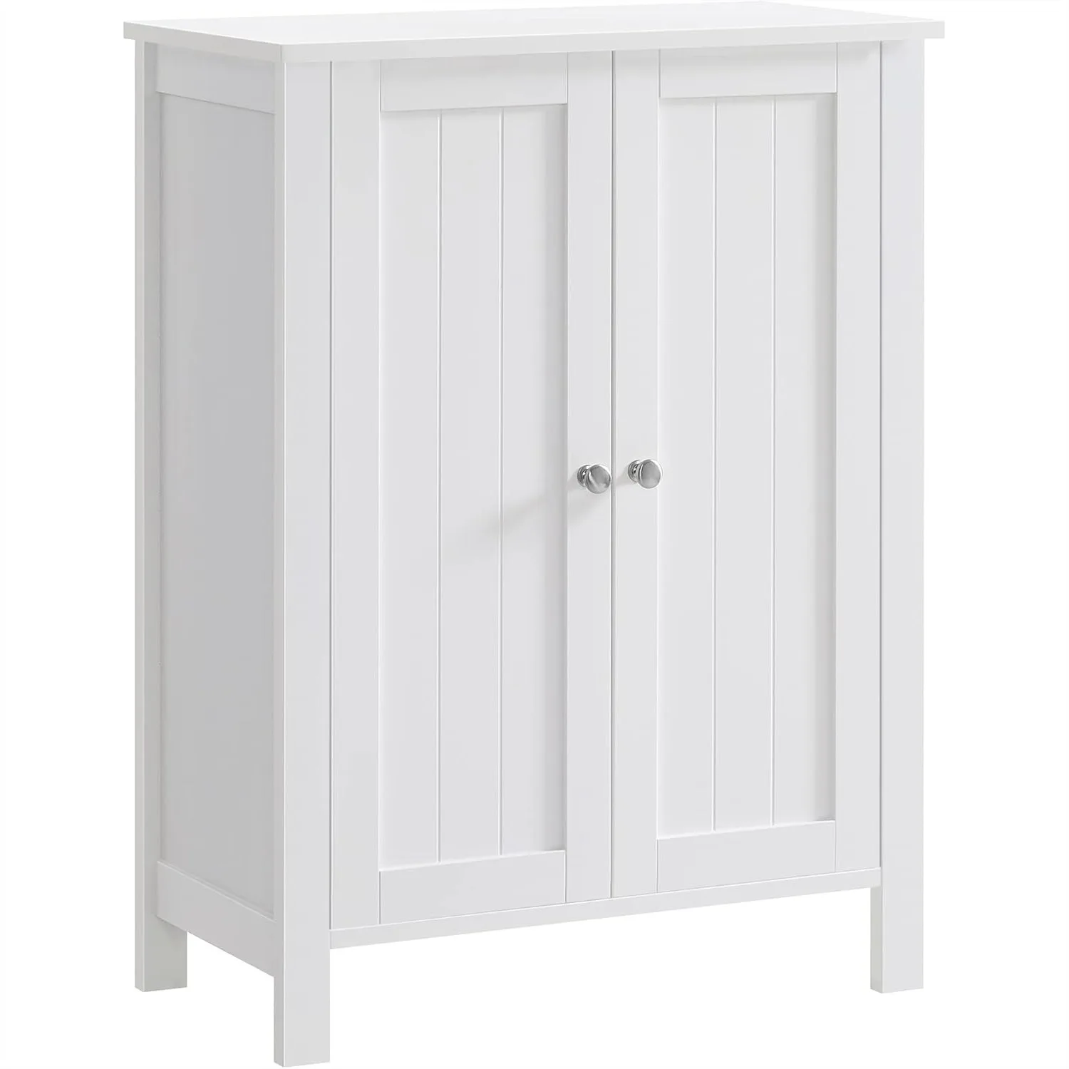 Armario de Almacenamiento con 2 Estantes Ajustables, Independiente para Baño, Sala de Estar, Cocina, 11.8x23.6x31.5 Pulgadas, Color Nube