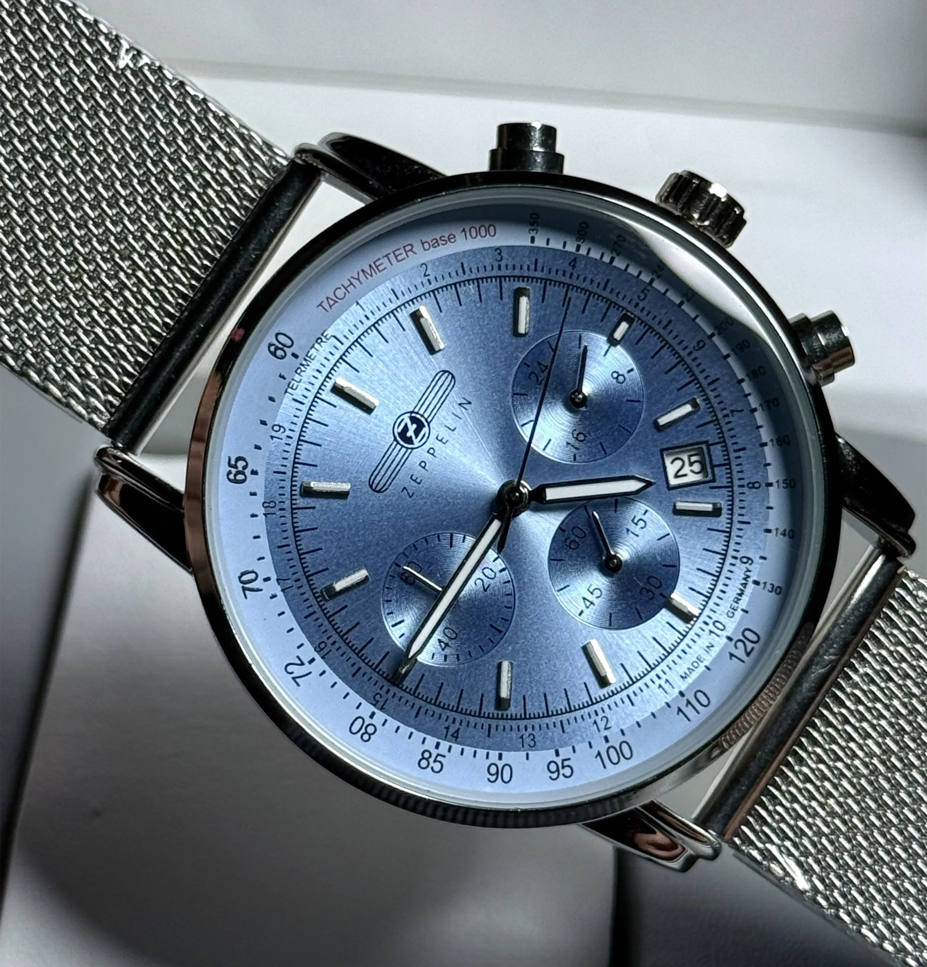 

New Zeppelin Men's Watch Retro Business Leisure Men's Watch Fashion Watch Blue Dial Luxury Gift