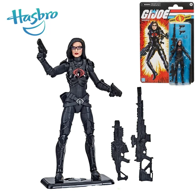 

В наличии Hasbro G.I. Джо Ги Джо классифицированная серия ретро баронесс Кобра враг экшн-фигурка Модель Игрушка коллекция хобби подарок