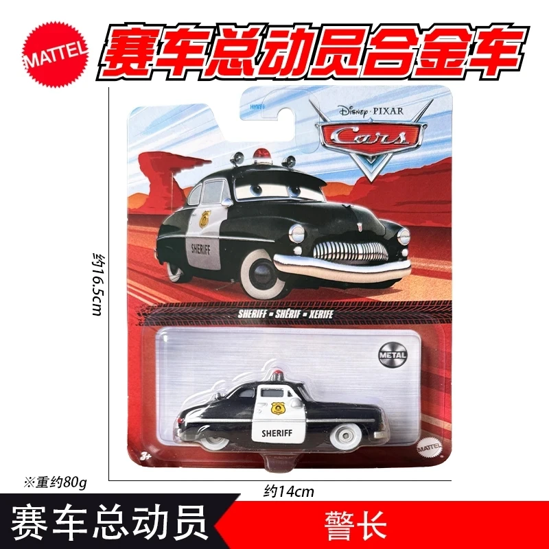 

Mattel Pixar Cars Diecast Alloy Toy Set Featuring Lightning McQueen Sheriff Vladimir Trunkov Mario Andretti Models for Movie