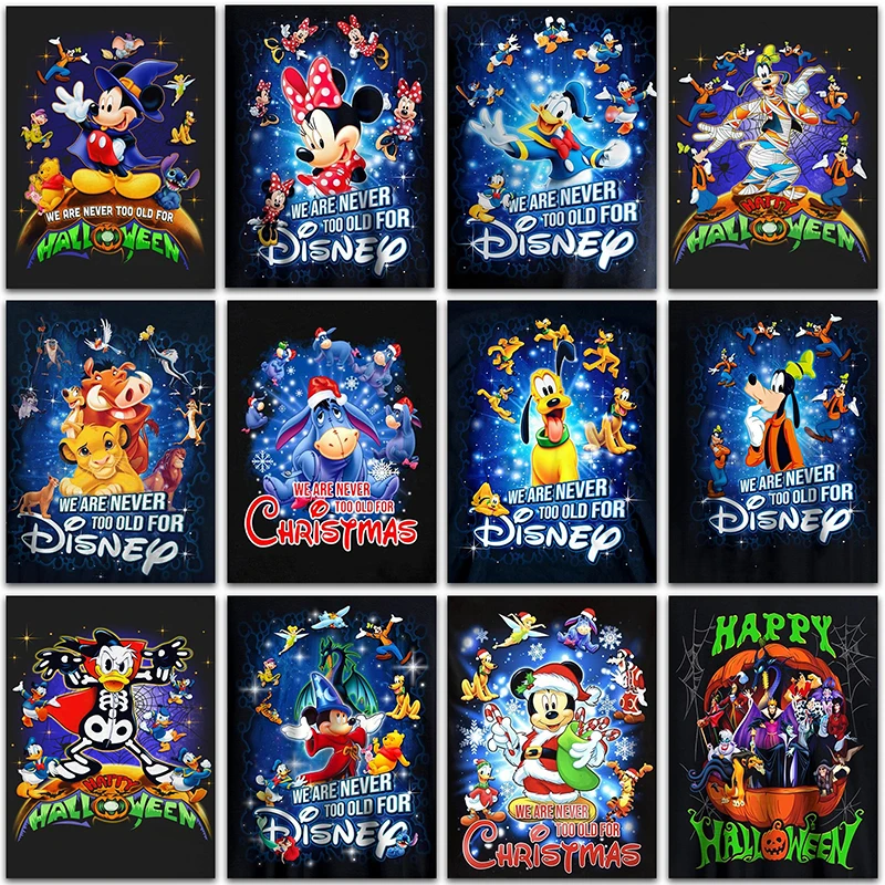 

Daimond 5D DIY Diamond Painting Disney Mickey Mouse The Lion King Full Square&Round mosaic embroidery Cross stitch Home Decor