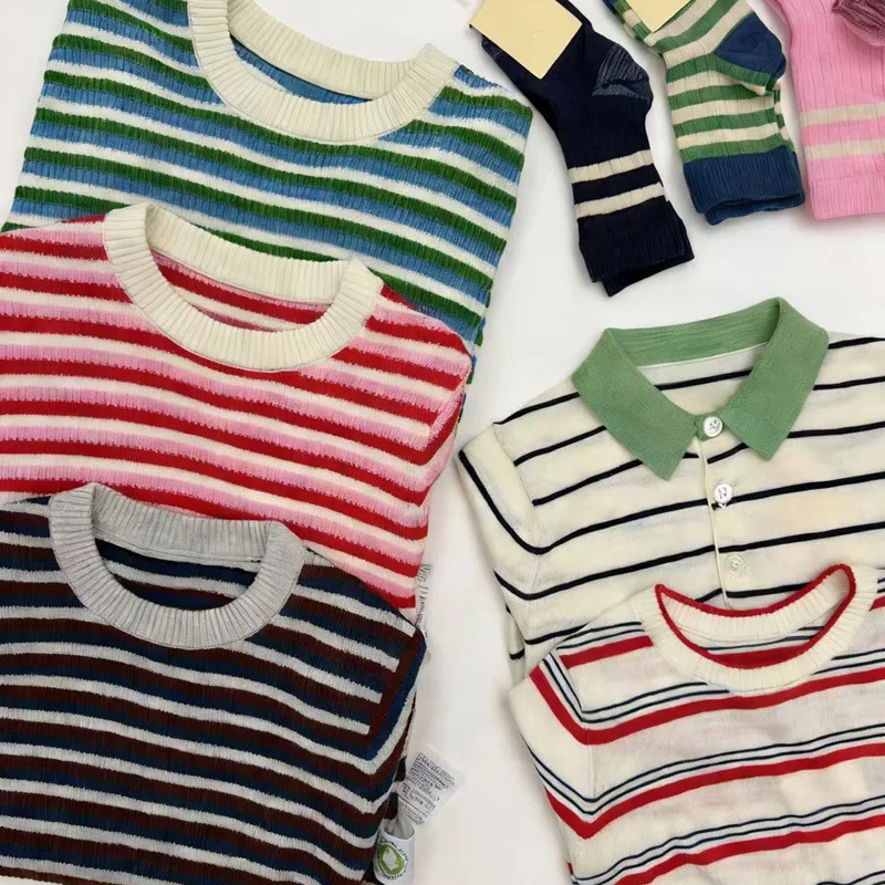 

pre-sale(ship April) 2026 FUB Summer Baby Girls Sweater Shirts Kids Clothes Girls Kids Boutique Clothes Baby Boy Clothing