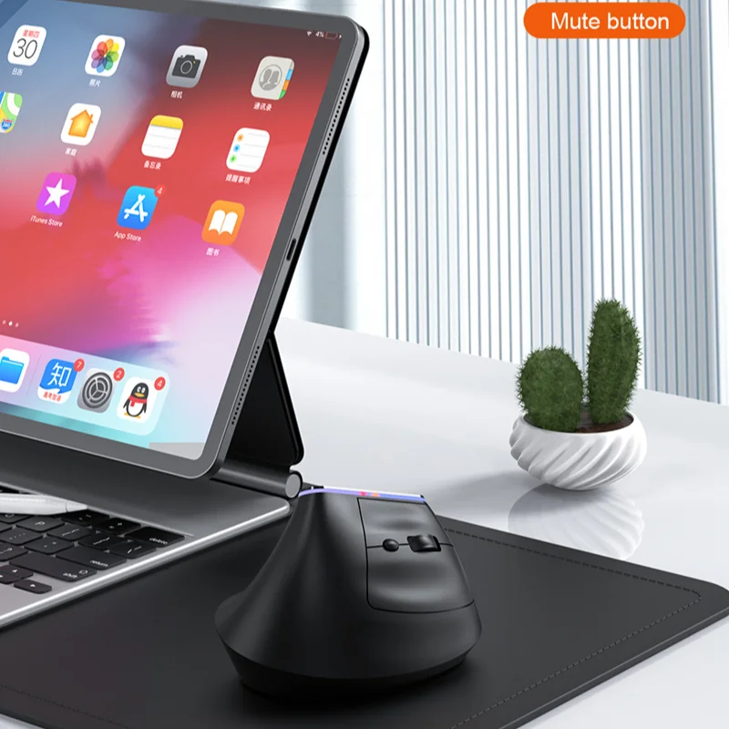 OnePlus New Wireless Mouse Meets Ergonomic Design Vertical Handheld Silent Universal Dual Mode Mouse Long lasting Battery Life