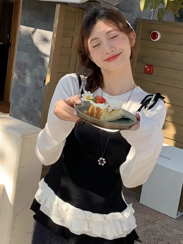 

Женская базовая футболка RIXO RXLY с длинным рукавом, дышащая, из хлопка, для весны и осени, нательная одежда, тонкий жилет, верхняя одежда