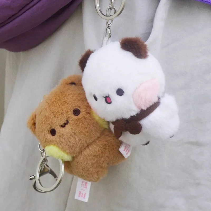 

Bubu And Dudu Panda Yier Plush Keychain Toy Cute Cartoon Bear Plushie Doll For Kids Birthday Gifts Kawaii Soft Stuffed Toys