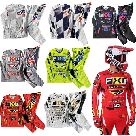 2025 MX Gear Set Dirt Bike Top Moto Jersey Set Motocross Clothing Off Road Moto Combos
