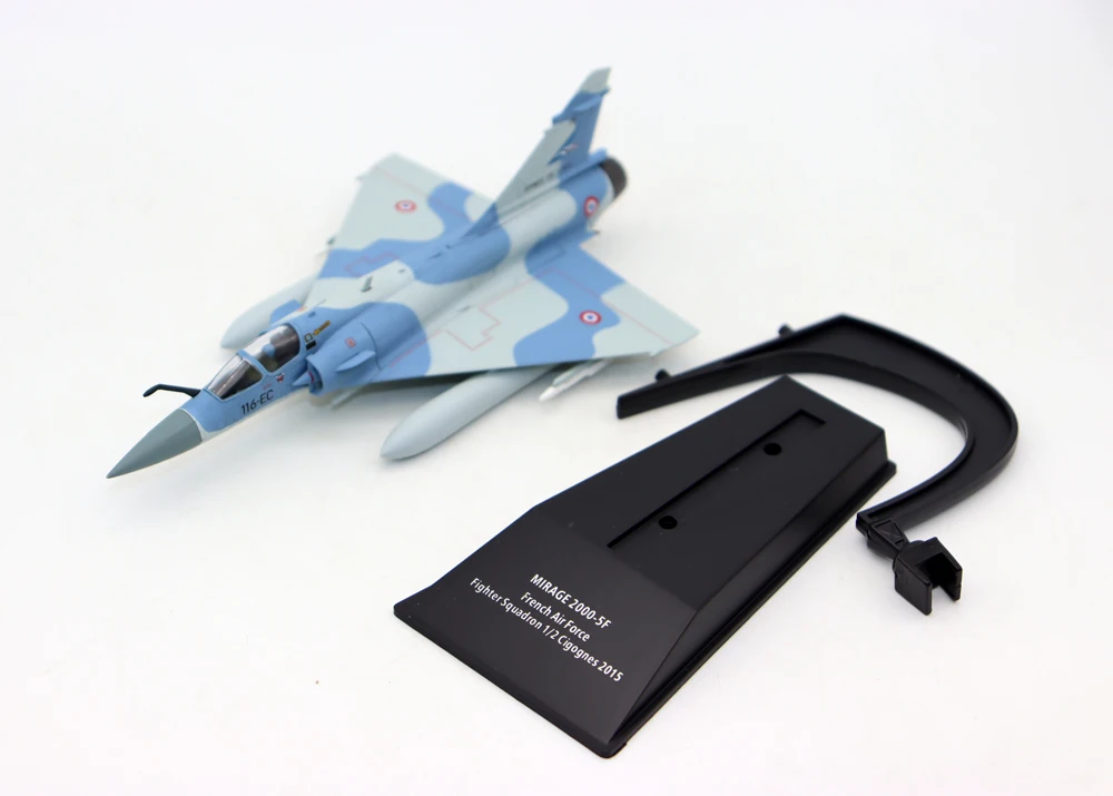 New 1/100 Mirage 2000-5F Fighter 2015 Diecast alloy simulation aircraft models for collection gift